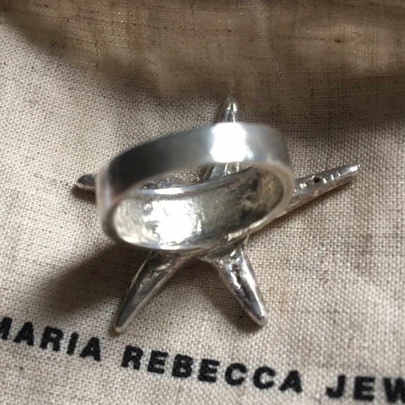 Sterling silver starfish ring - Picture 3 of 6